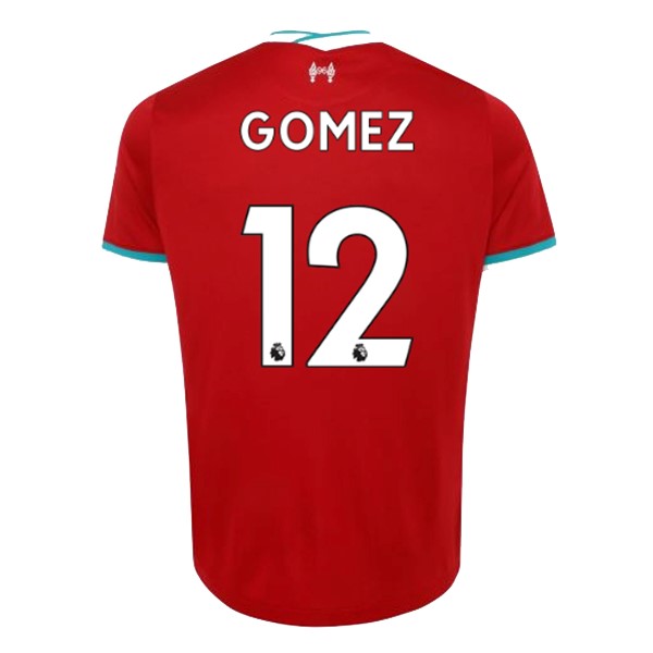 Camiseta Liverpool NO.12 Gomez Replica Primera Ropa 2020/21 Rojo